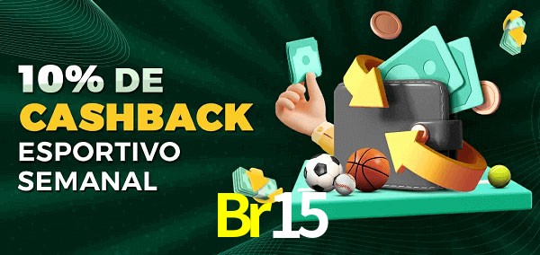 10% de bônus de cashback na Br15